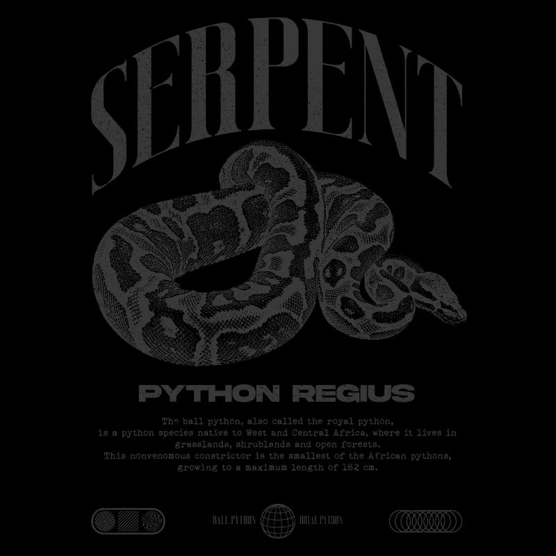 Ball Python Moderne Reptilienwärter Streetwear