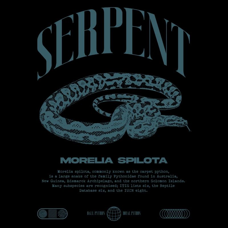 Teppich Python Moderne Reptile Keeper Streetwear