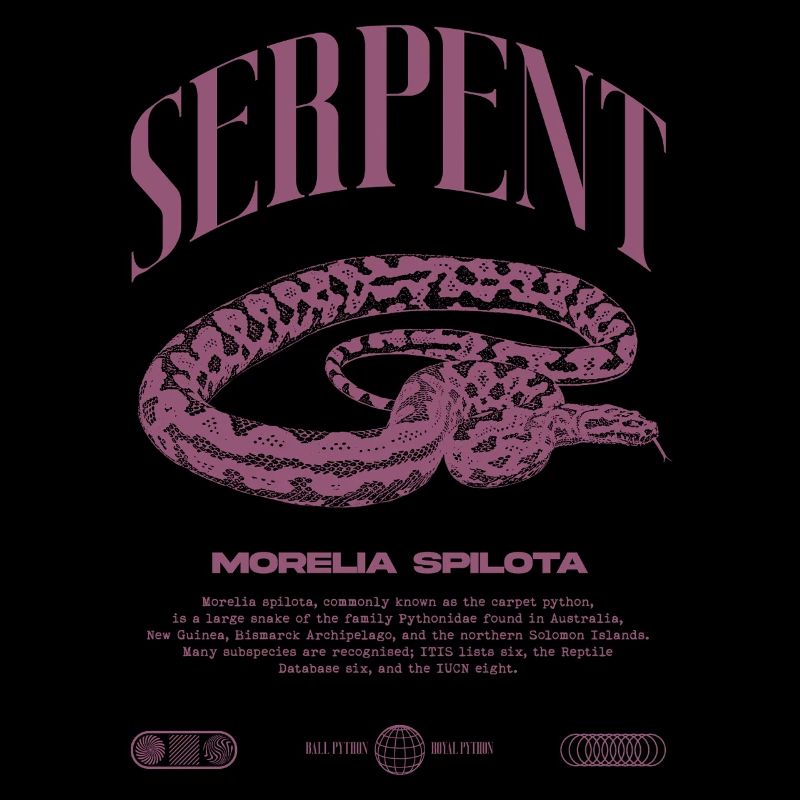 Carpet Python Modern Reptile Keeper Streetwear
