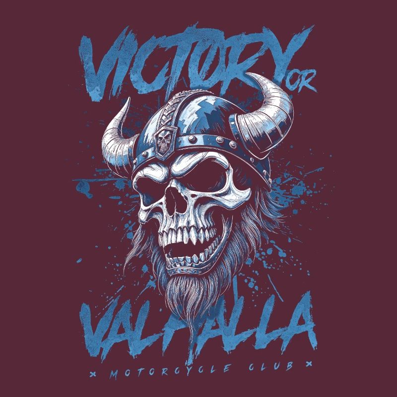 Motorrad Nordische Wikinger Sieg Oder Walhalla