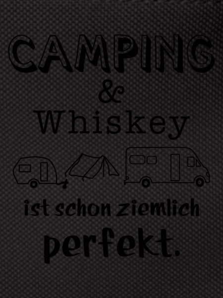 camping und whiskey