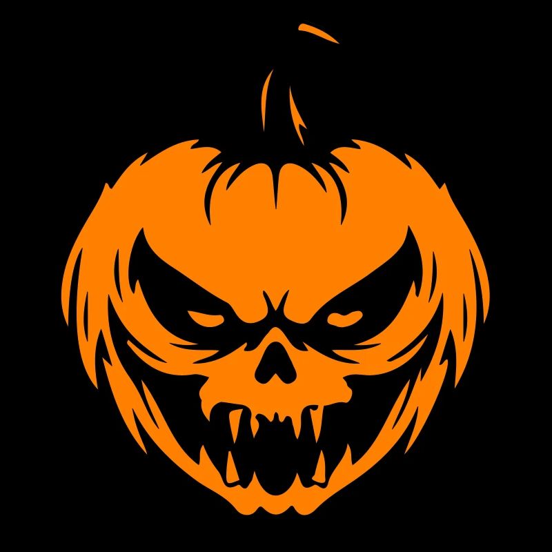 Grimace de citrouille Halloween