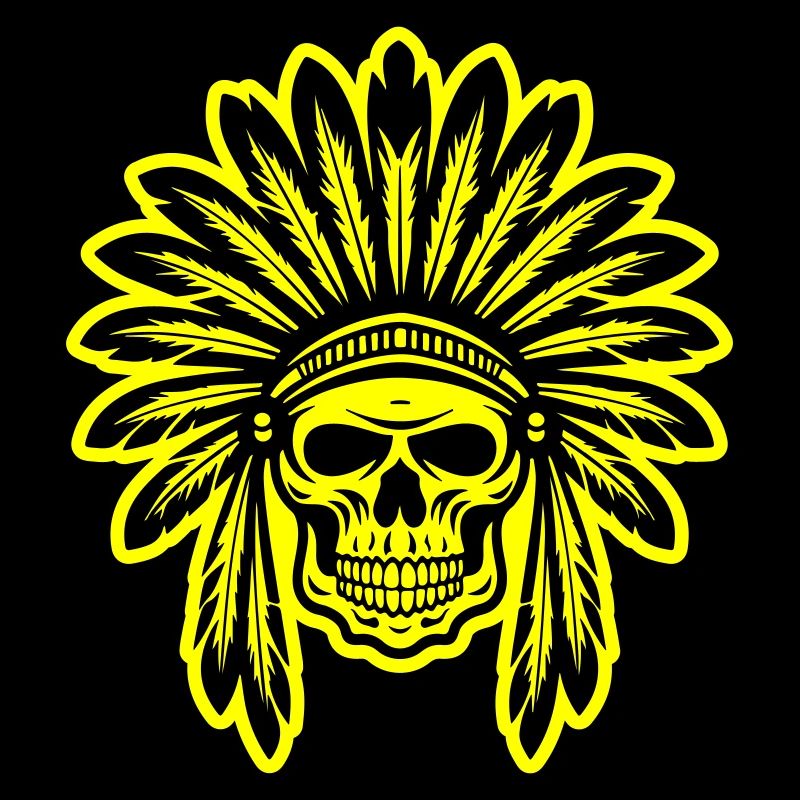 Apache Indian Chief Skull