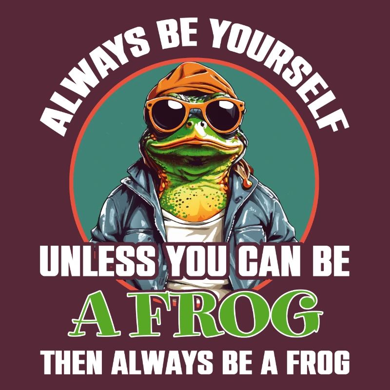 Sei Du selbst oder sei ein Frosch