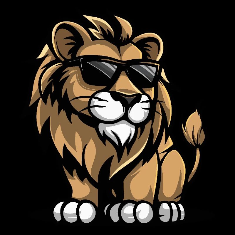 Lion Cool Bande Dessinée