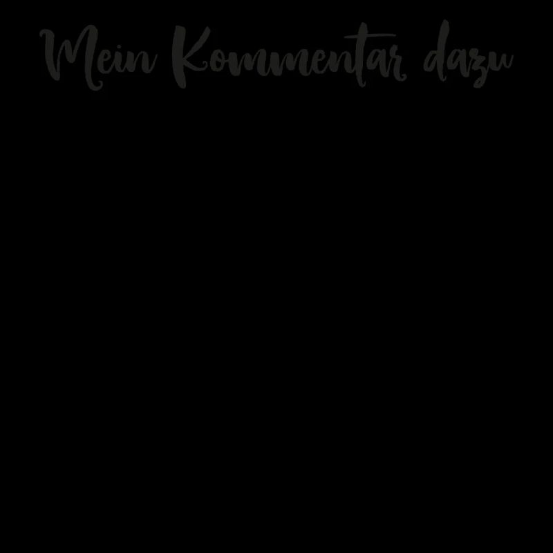 Katze - Mein Kommentar dazu - schwarz