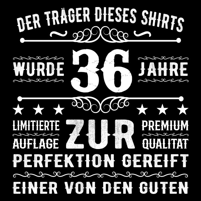 36 Years Gift Idea for 36 - Birthday