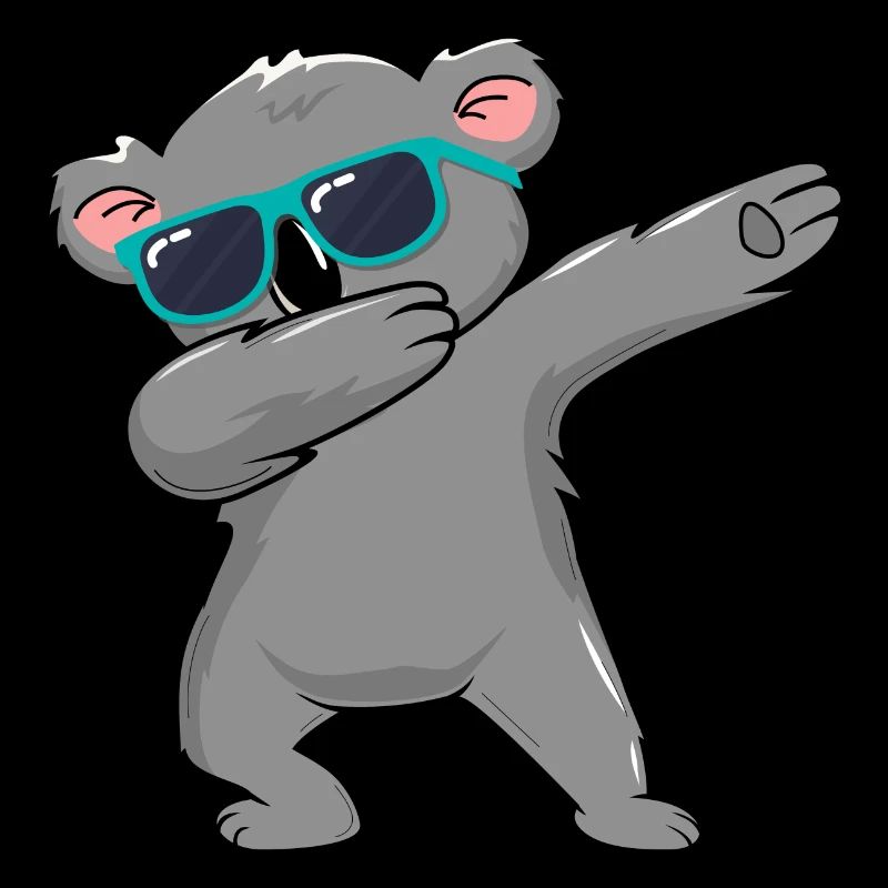 Koala ours en tourbant avec lunettes de soleil Cool Koala