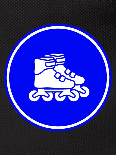 Inline skates symbol