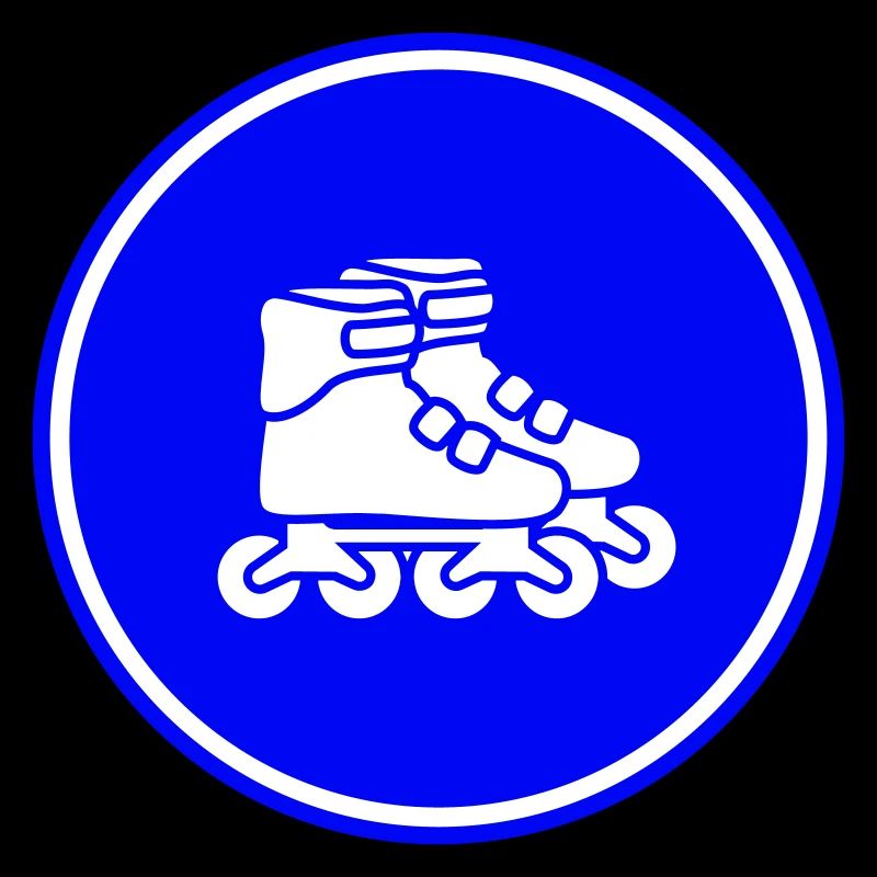Inline skates symbol