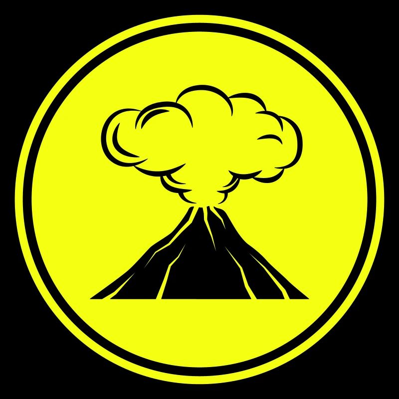 Volcano icon icon