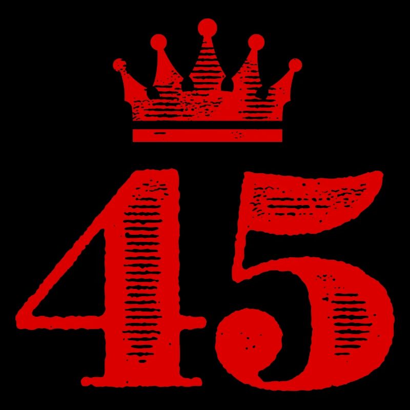 45 Number crown