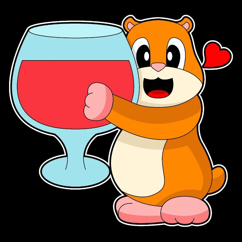 Hamster Red Wine