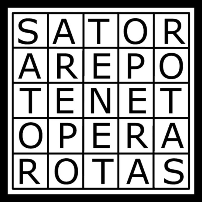 Sator Square – Magical palindrome from antiquity