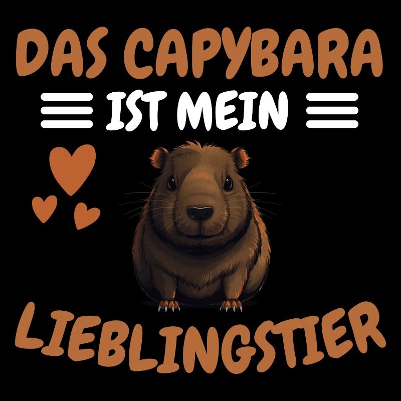 Lieblingstier Capybara Liebhaber Geschenk Capybara