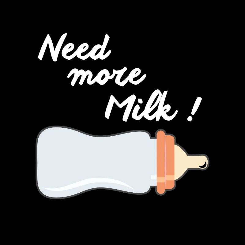 Besoin de plus de lait - conception drôle de bébé