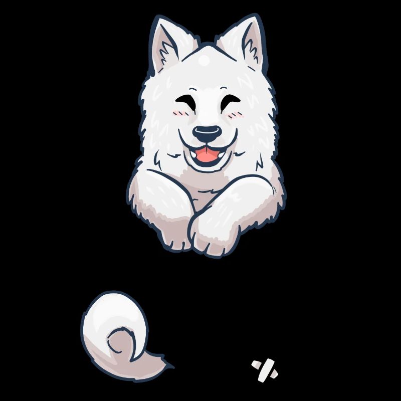 Chiot Samoyed de poche