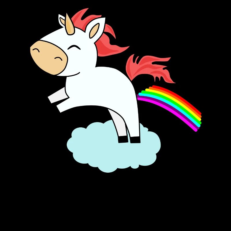 kiss me on the rainbow einhorn regenbogen niedlich