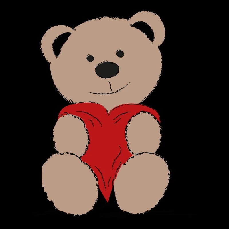 Teddybär mit Herz