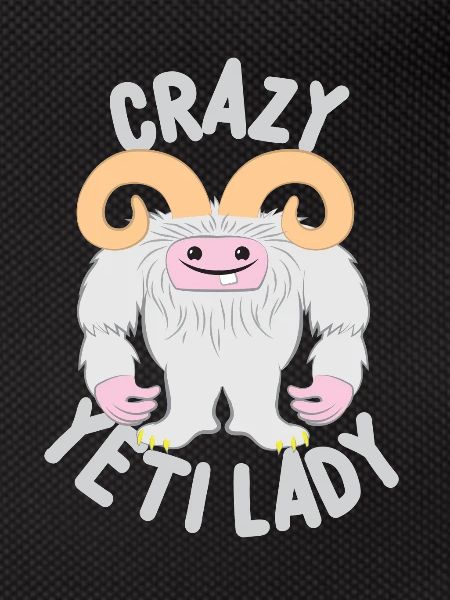 Crazy yeti lady
