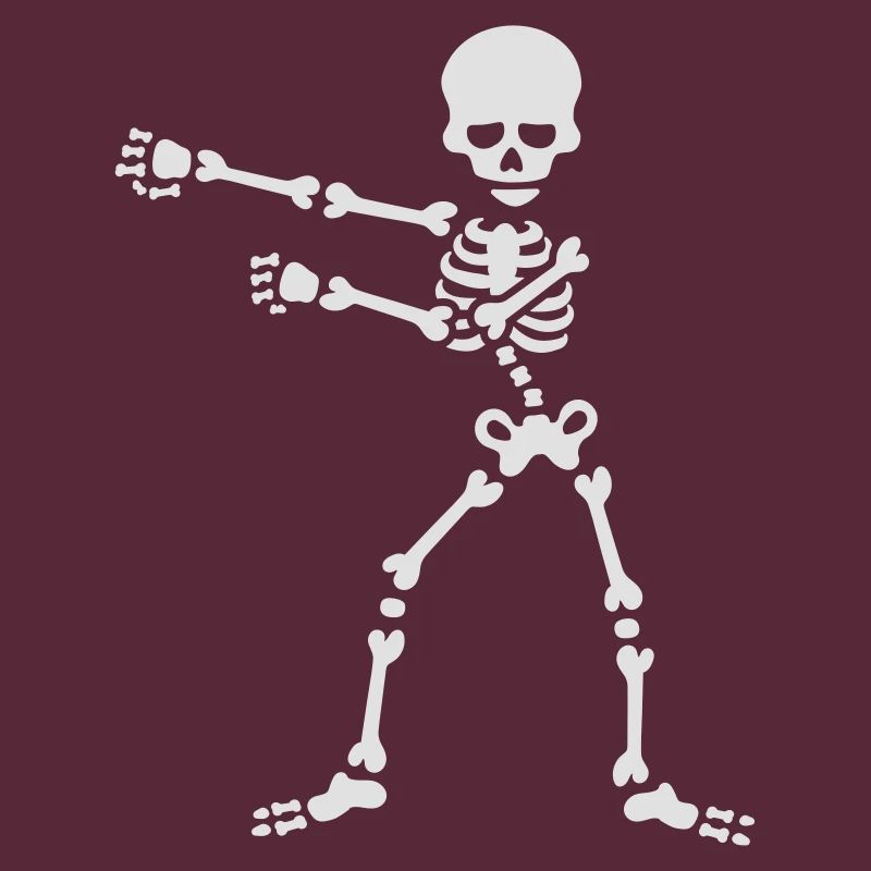 The floss dance flossing backpack boy kid skeleton