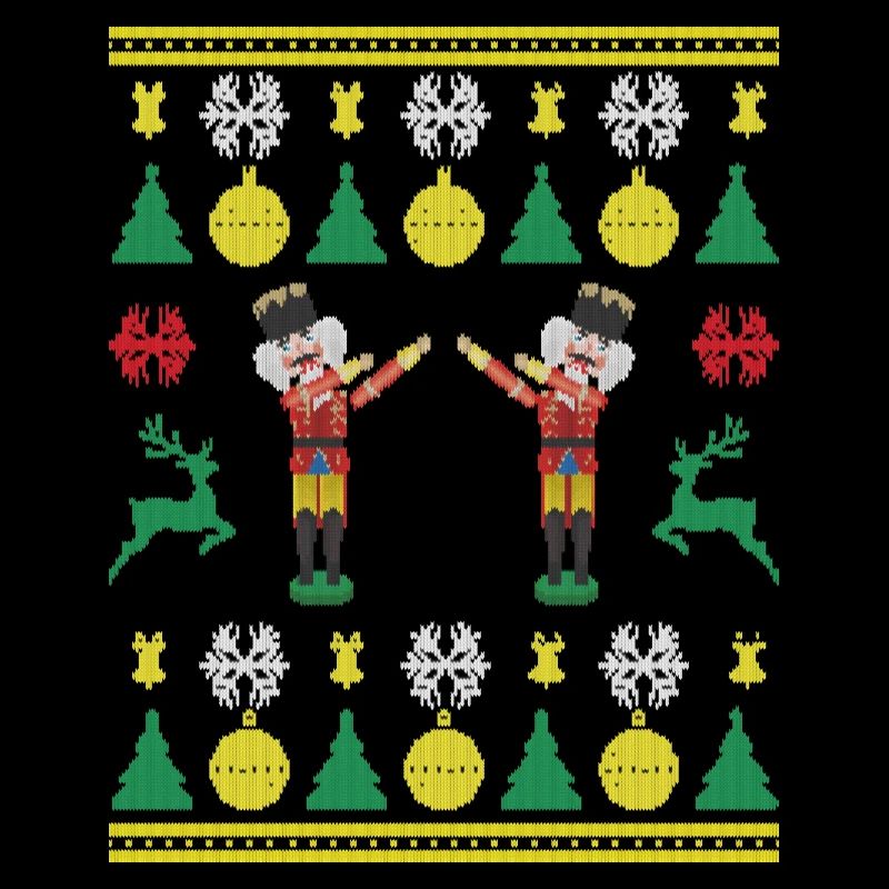 Tanzender Nussknacker Dabbing Nutcracker Knittered