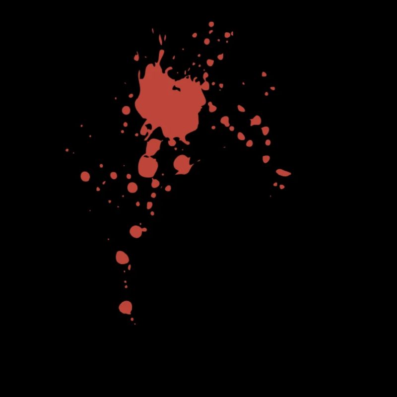Blut Spritzer Klecks Flecken