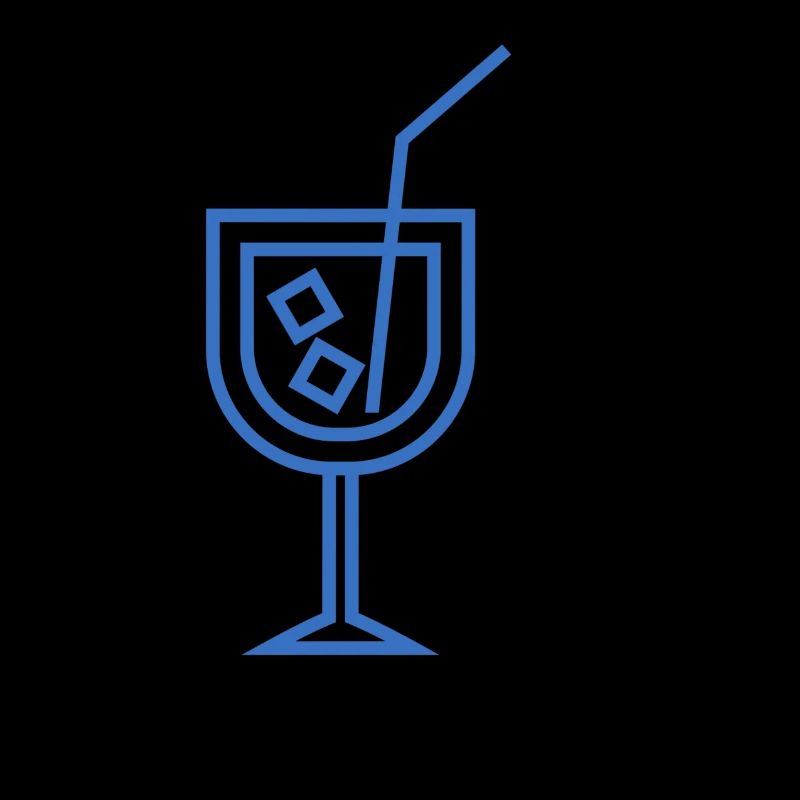 Drink Glass Drink Ice Straw