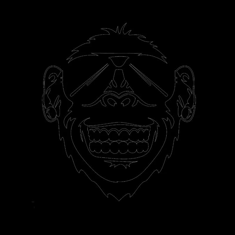 Affe mit Sonnenbrille