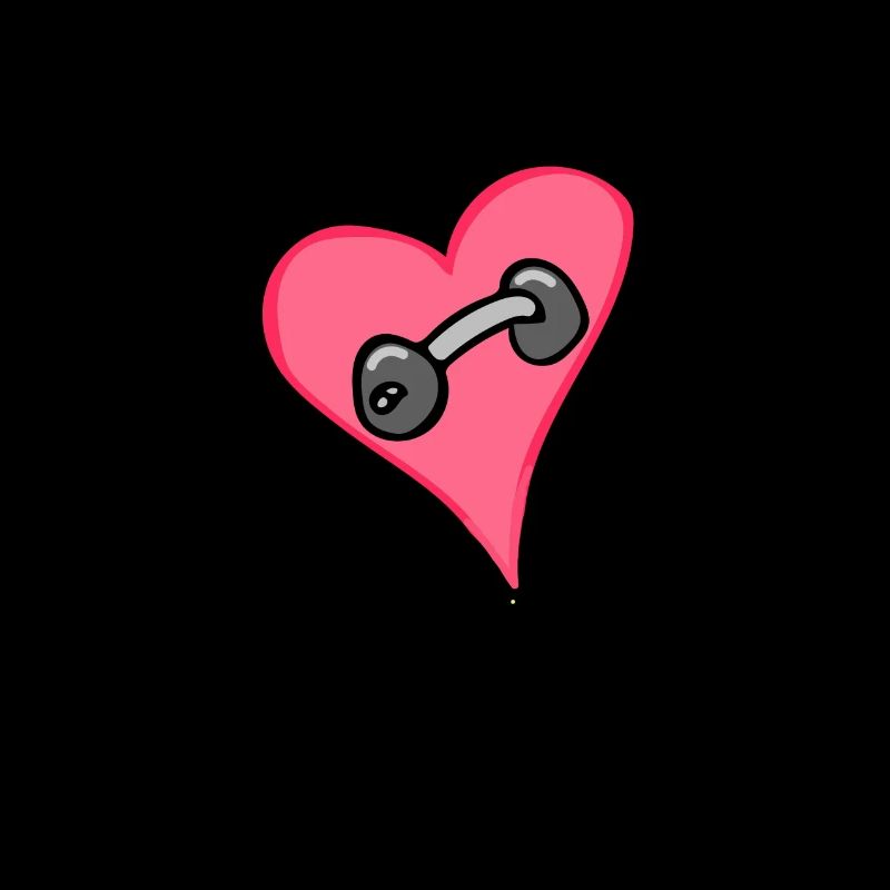 Heart - funny - dumbbell