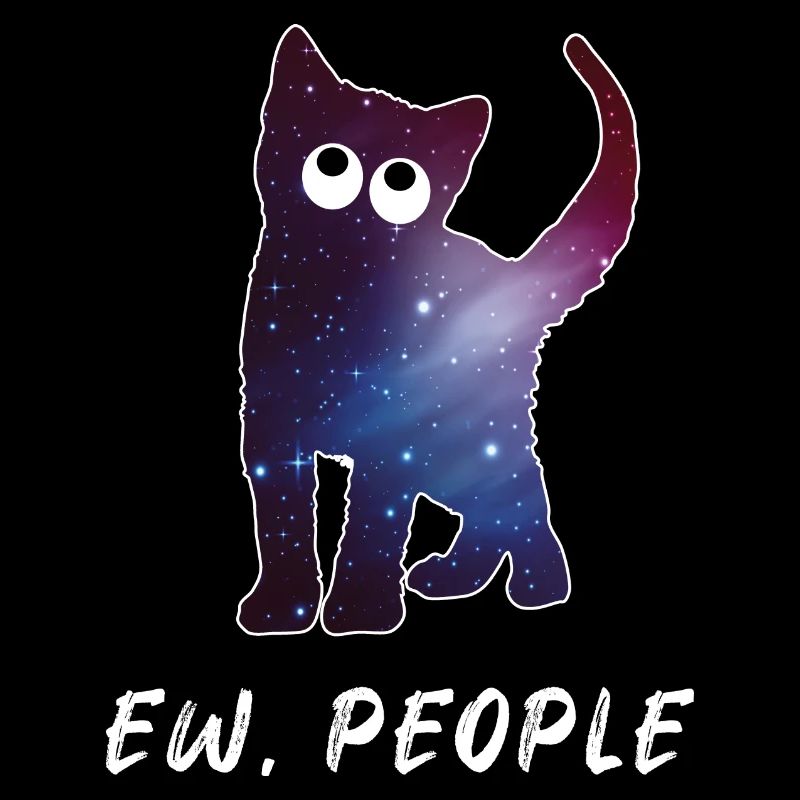 Ew People Cat Funny Cat Owner Idée cadeau
