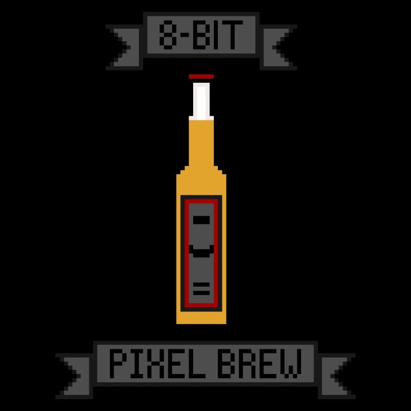 Bière Pixel rétro 8 bits