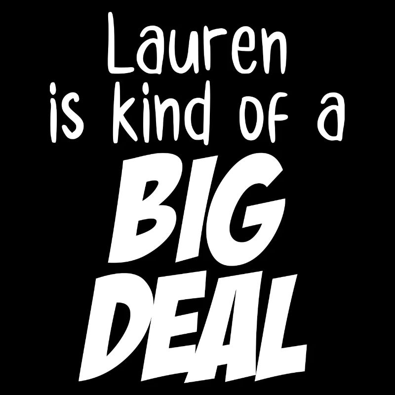 Lauren ist eine große Sache