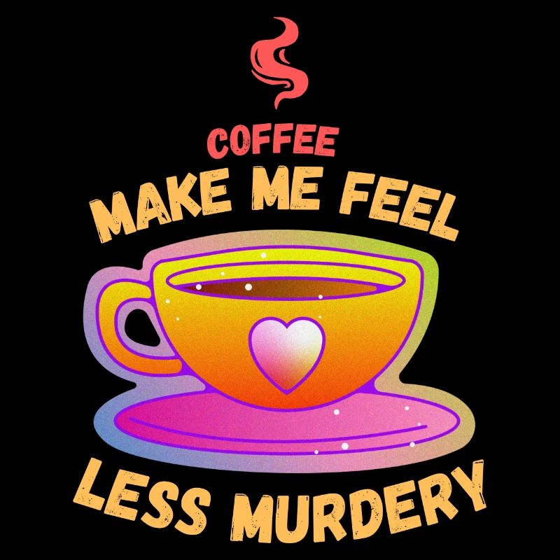 Coffee Makes Me Feel Less Murdery