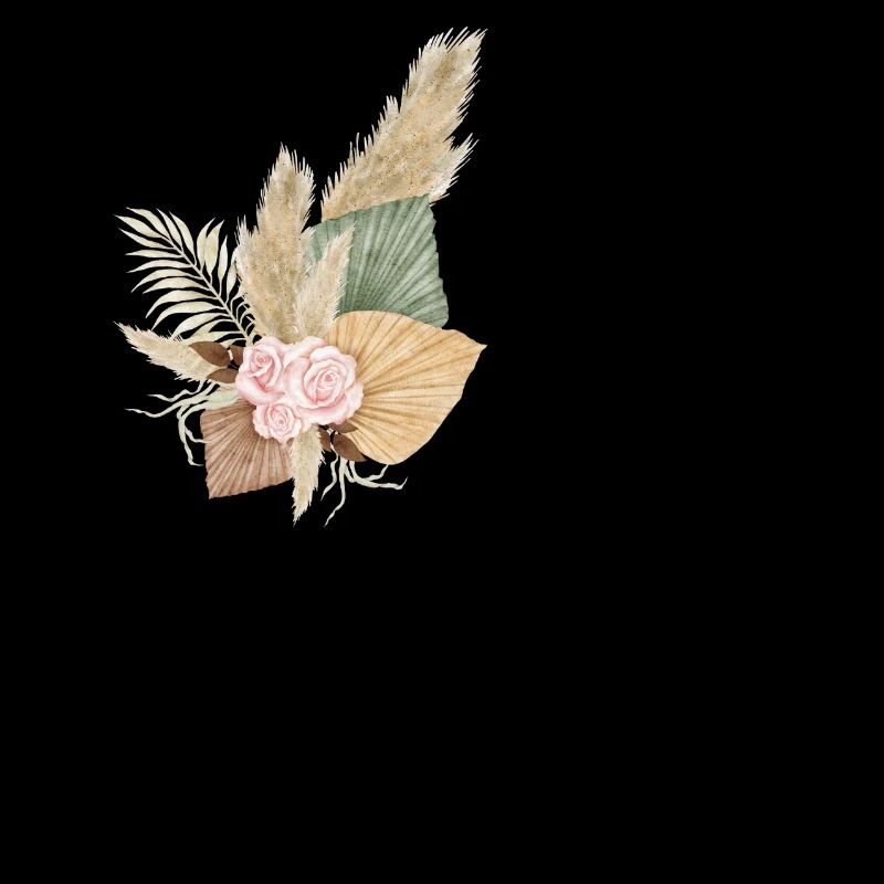 lettre B fleuris