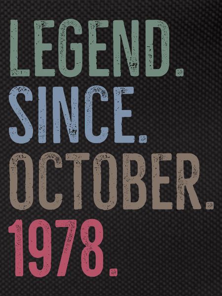 Legend Since October 1978