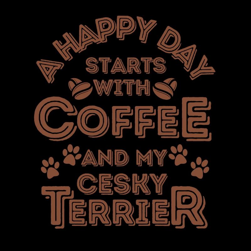 Cesky Terrier Coffee Dog Cafe