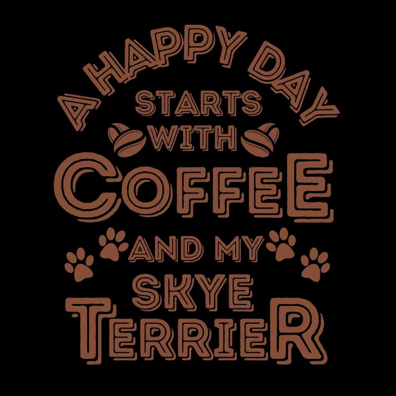 Skye Terrier Café pour chien Café
