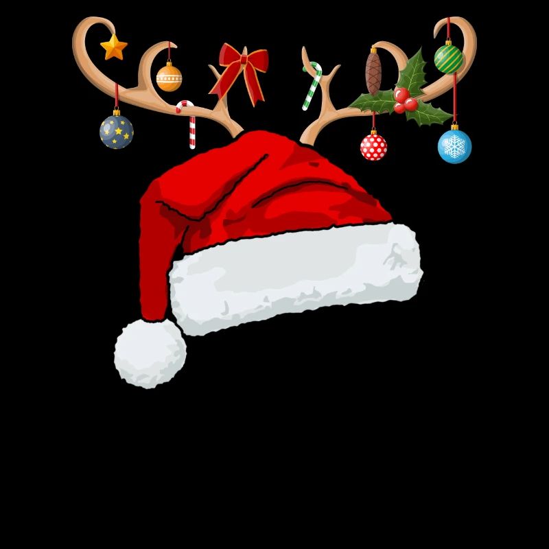 Letter U Christmas hat