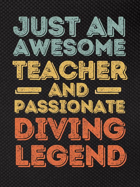 Instructor Diving retro