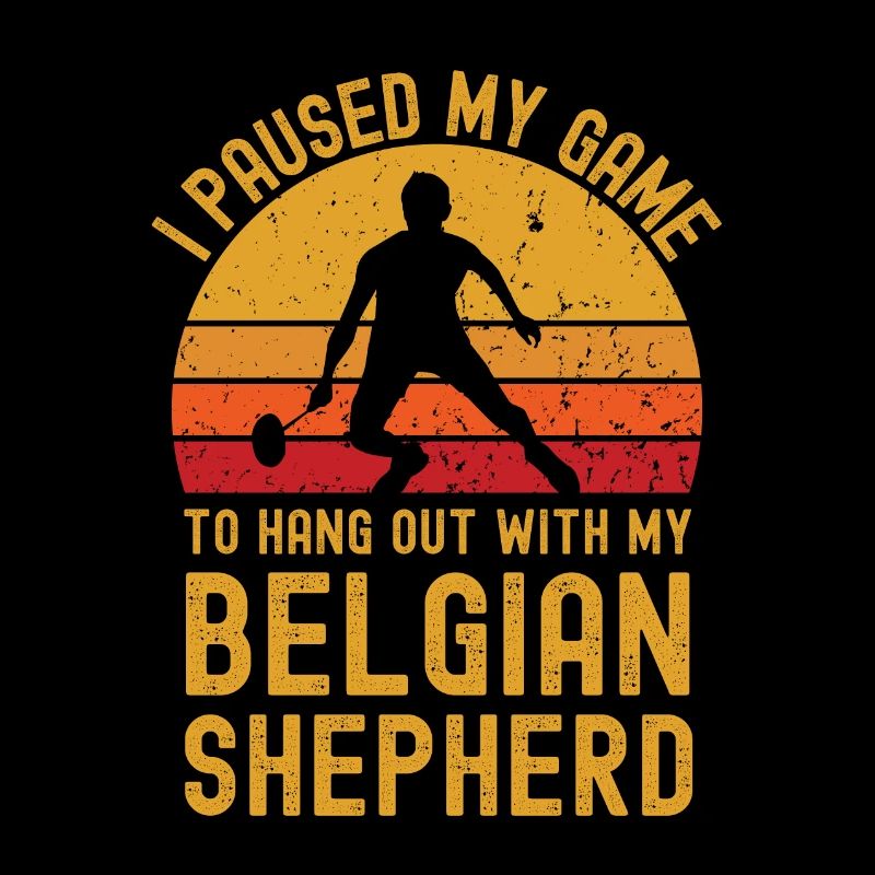 Badminton and Belgian Shepherd