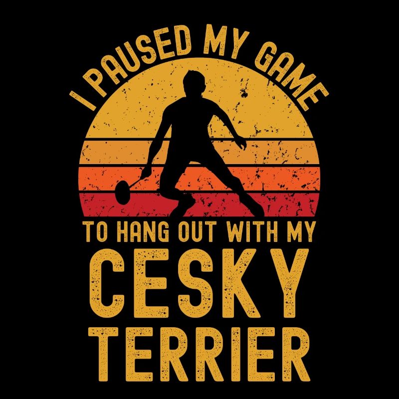 Badminton et Cesky Terrier