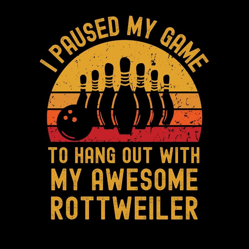 Bowling and Rottweilers