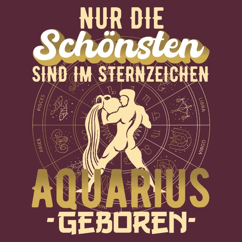 Sternzeichen Aquarius Wassermann Spruch Geschenk