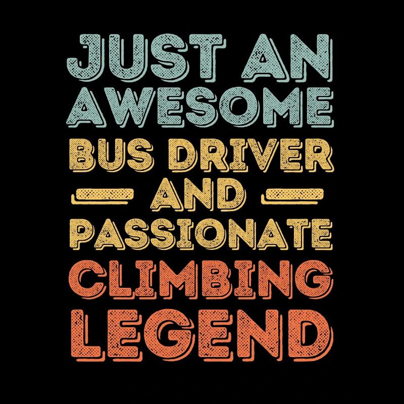 Bus driver climbing retro