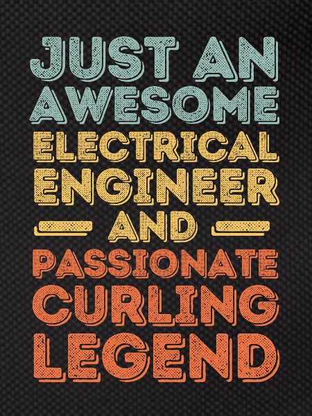 Electrical Engineer Curling retro