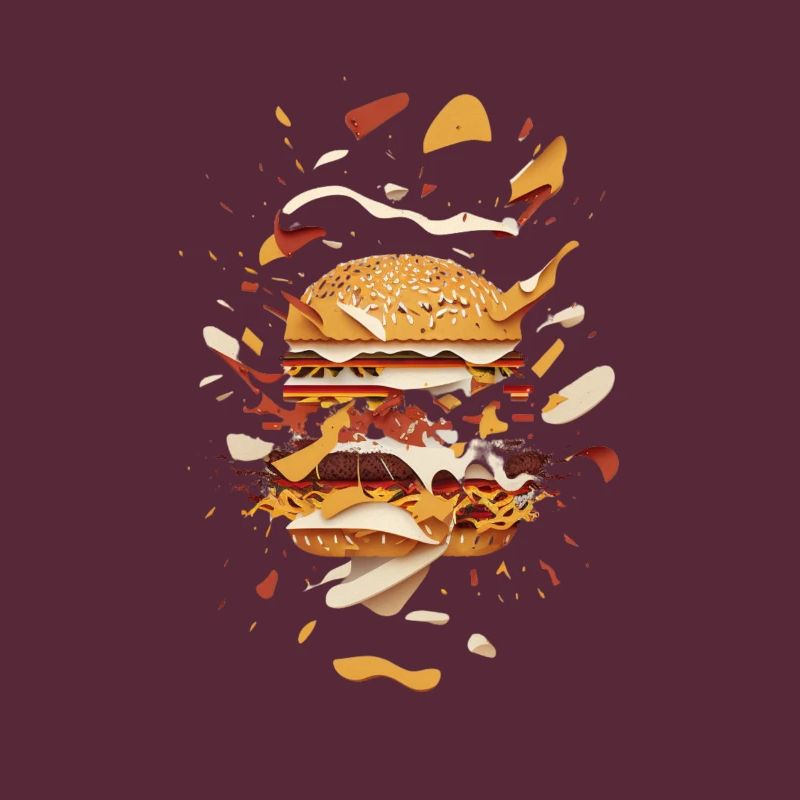 Burger Exploded | Deconstructed Burger