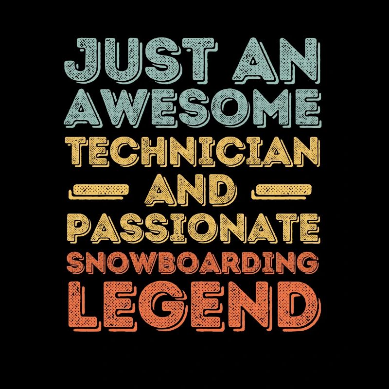 Techniker Snowboard retro