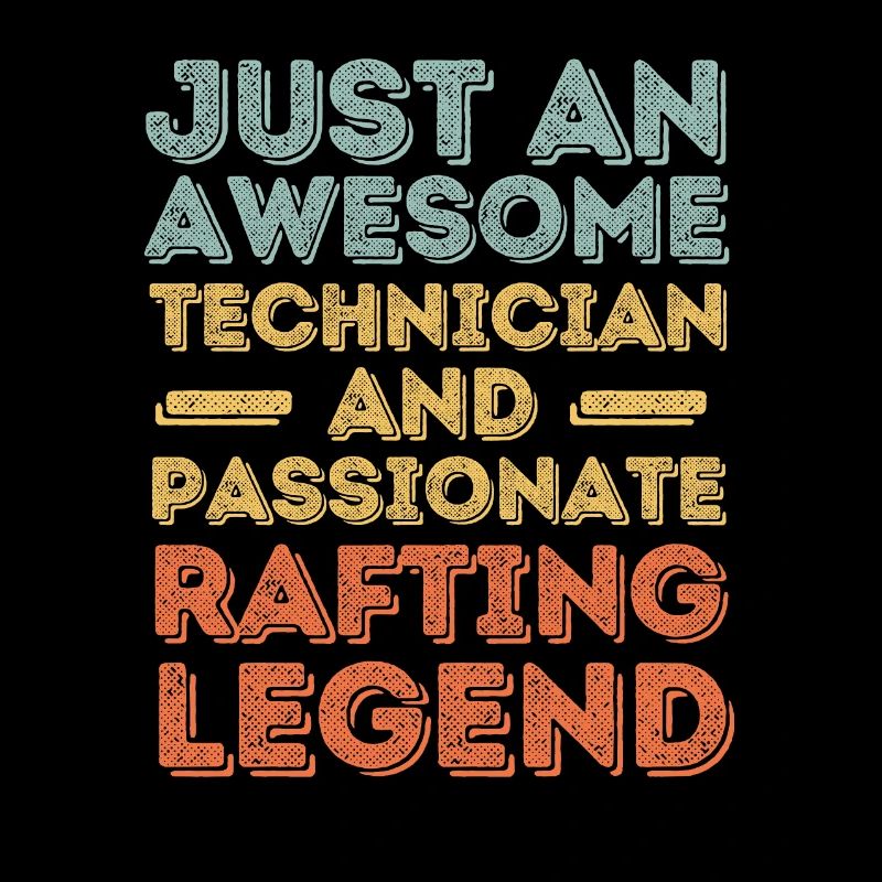 Techniker Rafting retro
