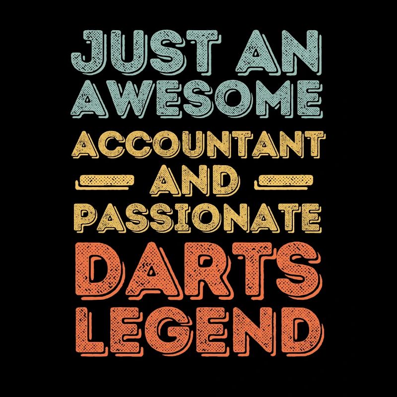 Comptable Darts rétro
